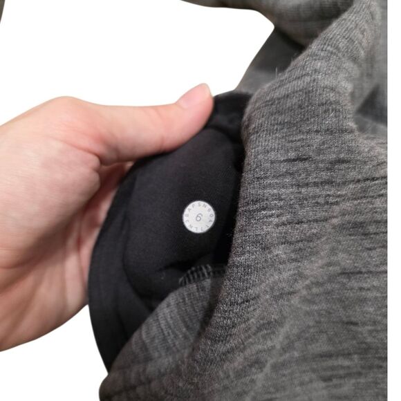 Lululemon Gray Charcoal Heather To You Tunic Cowl Neck Sweater 6 - Picture 6 of 6